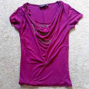 Apt 9 Layered Embellished Top - Size XS Petite